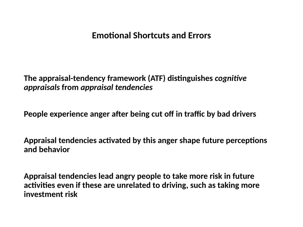 Finance for Normal People Chapter 4 – Emotional - slide 9 of 28