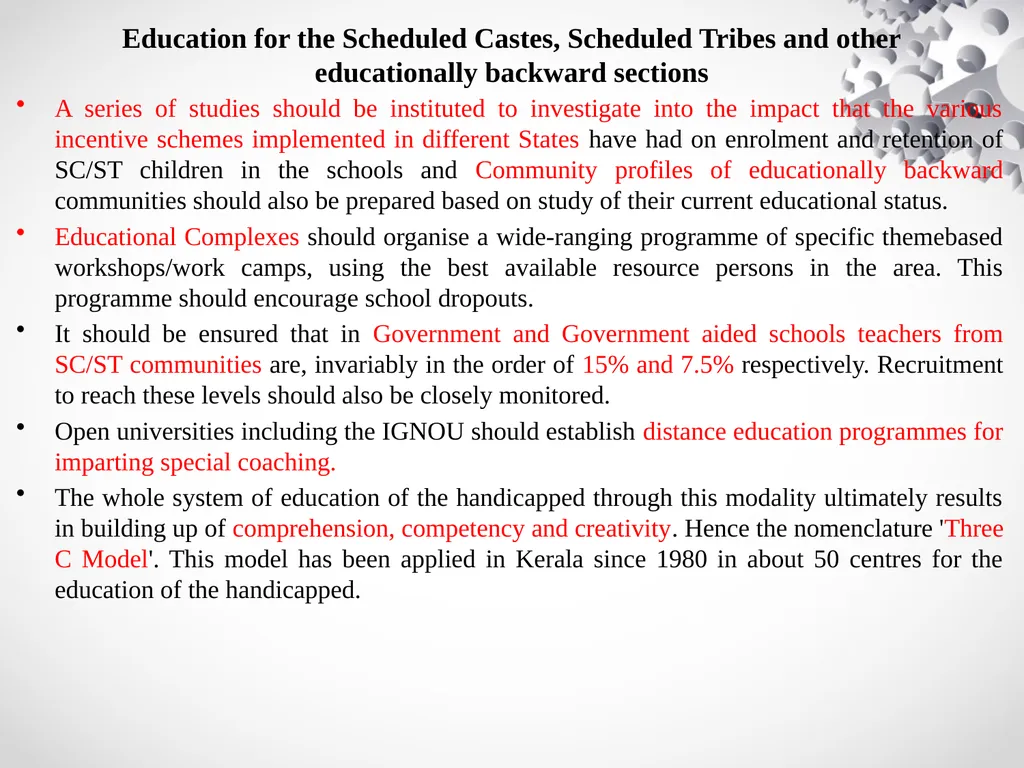 4th Semester Major (FYUGP) Subject: EDUCATION - slide 22 of 31