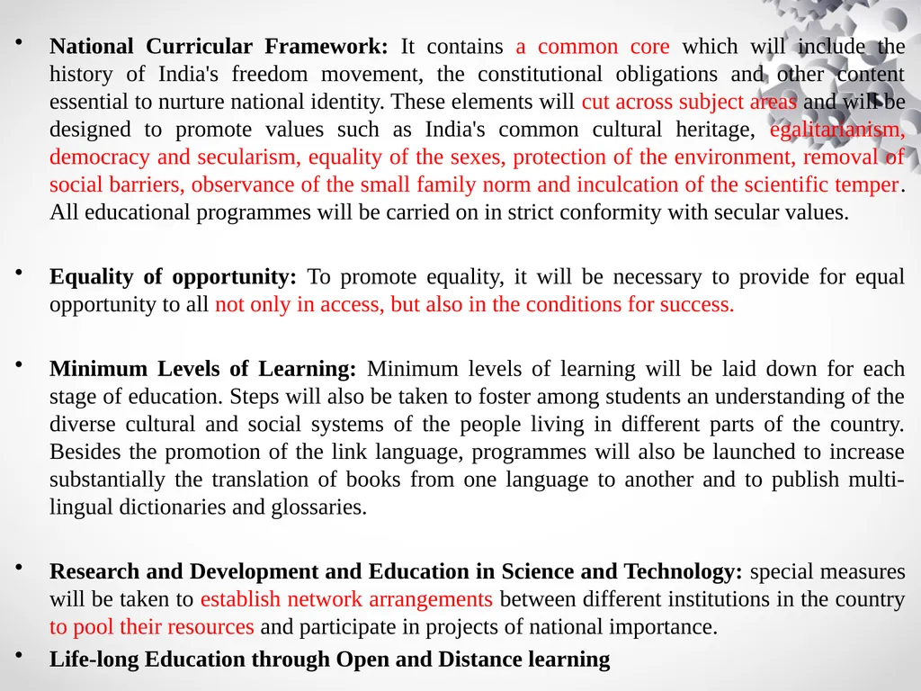 4th Semester Major (FYUGP) Subject: EDUCATION - slide 8 of 31