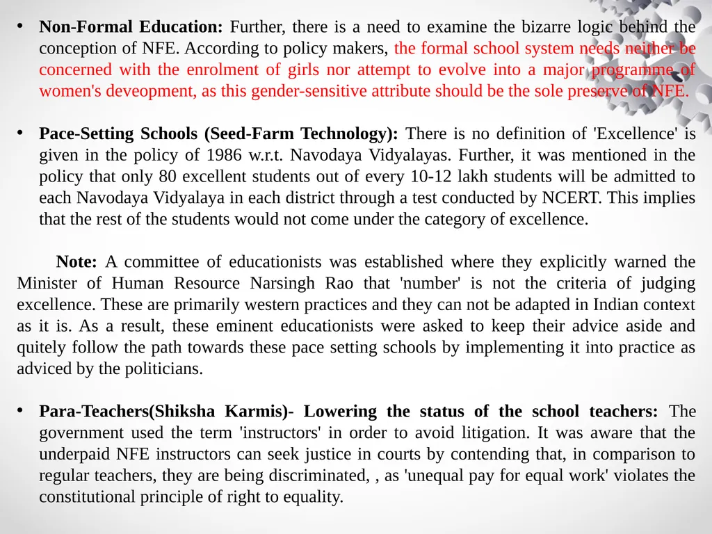 4th Semester Major (FYUGP) Subject: EDUCATION - slide 26 of 31