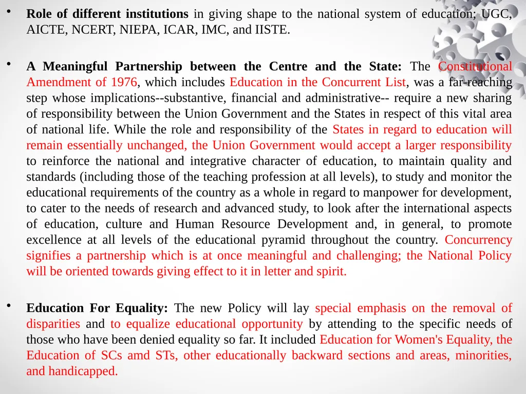 4th Semester Major (FYUGP) Subject: EDUCATION - slide 9 of 31