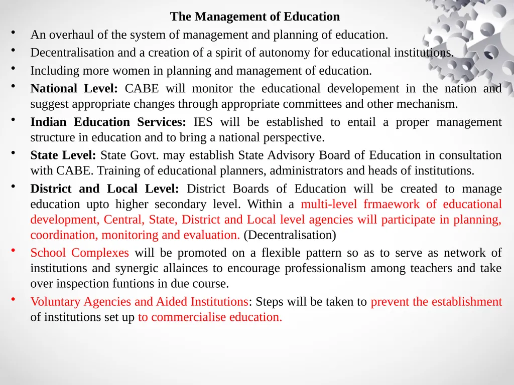 4th Semester Major (FYUGP) Subject: EDUCATION - slide 20 of 31