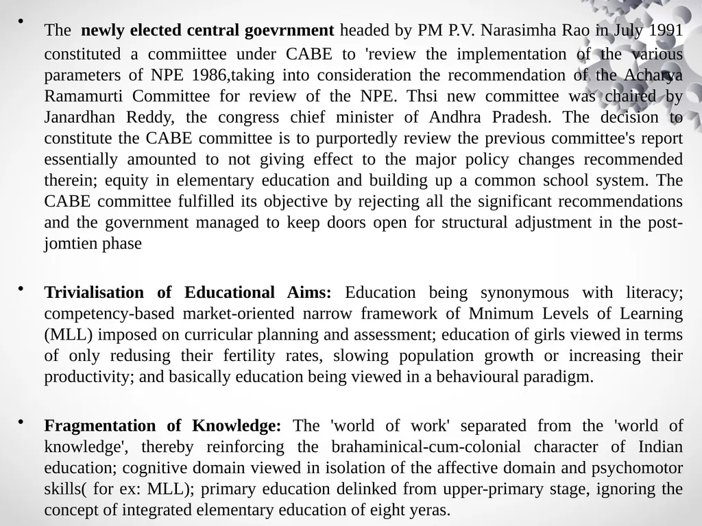 4th Semester Major (FYUGP) Subject: EDUCATION - slide 27 of 31