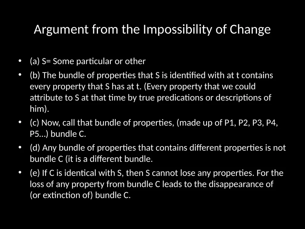 PH251 Metaphysics Week 4. Substance, Substrata and - slide 29 of 31