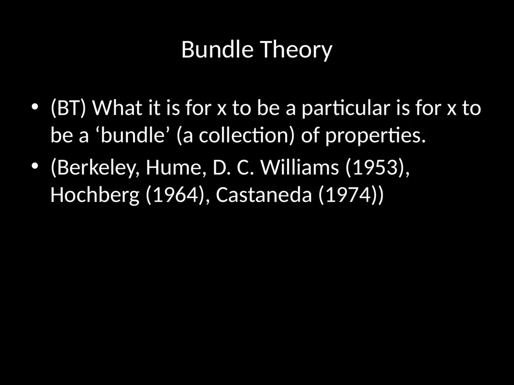 PH251 Metaphysics Week 4. Substance, Substrata and - slide 20 of 31
