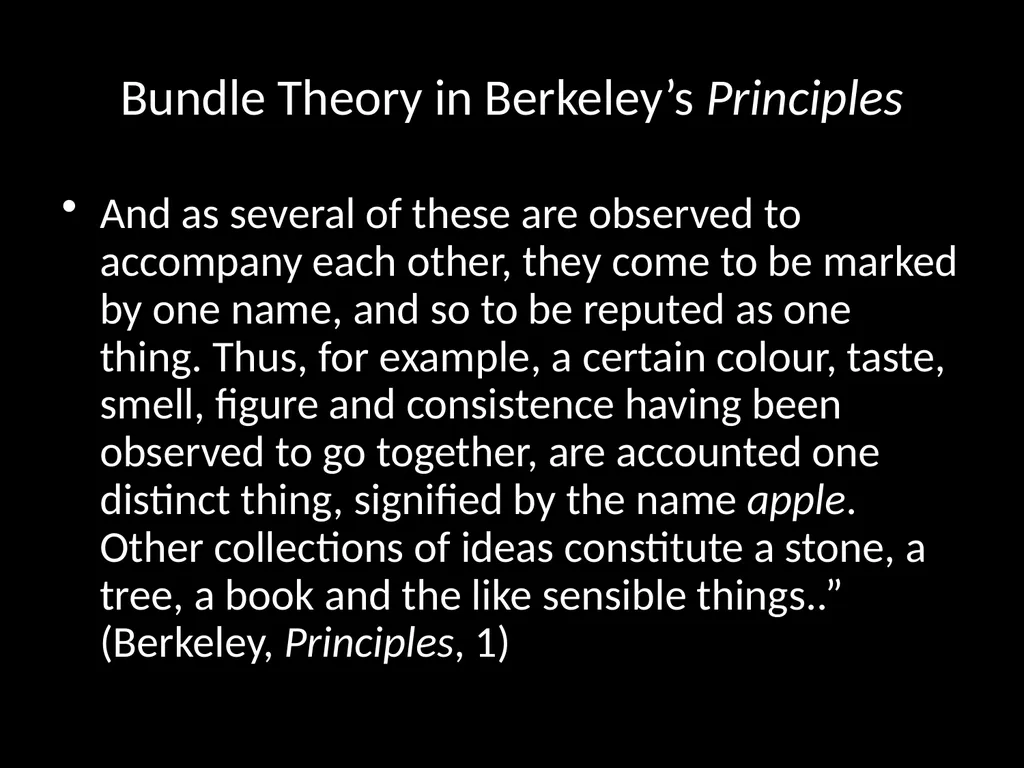 PH251 Metaphysics Week 4. Substance, Substrata and - slide 22 of 31