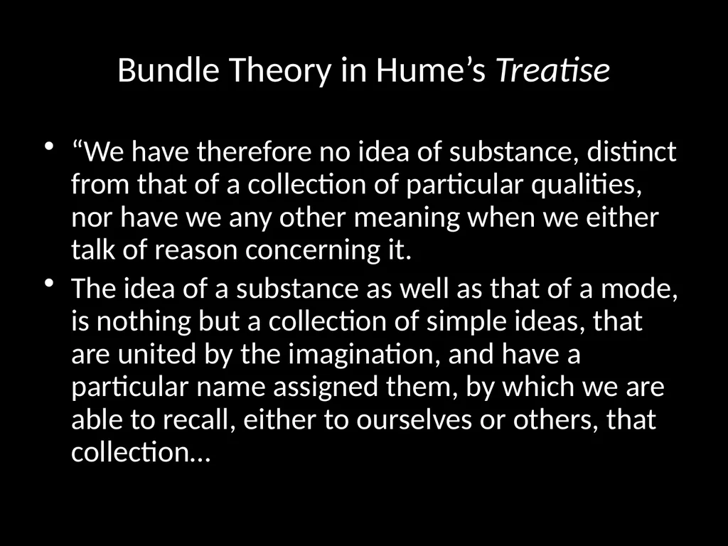 PH251 Metaphysics Week 4. Substance, Substrata and - slide 23 of 31