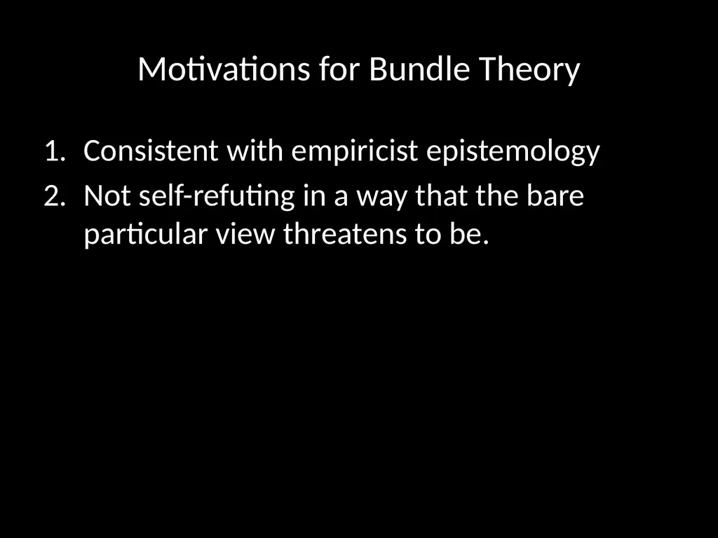 PH251 Metaphysics Week 4. Substance, Substrata and - slide 26 of 31