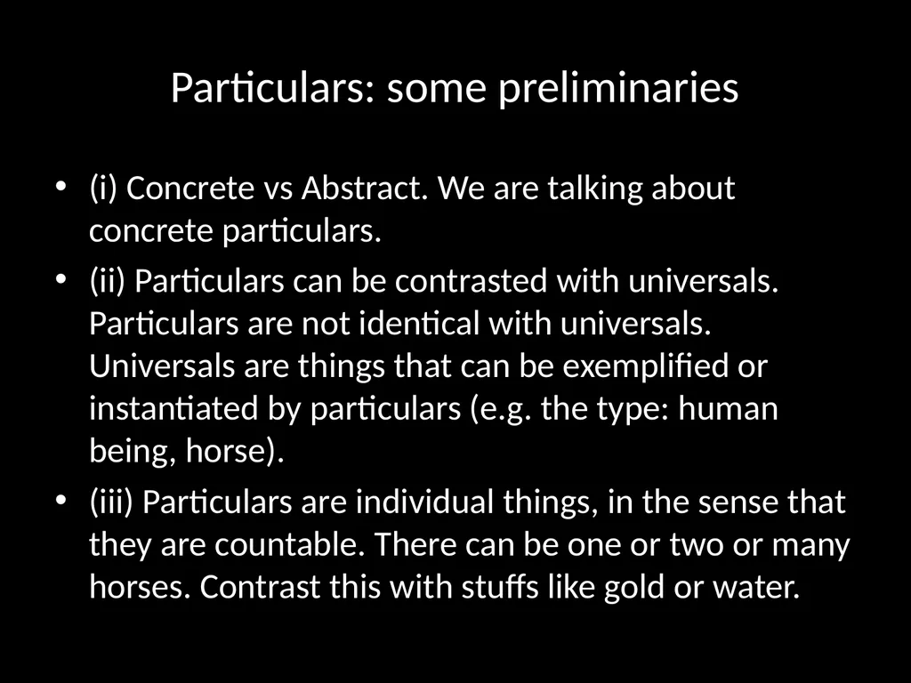 PH251 Metaphysics Week 4. Substance, Substrata and - slide 3 of 31