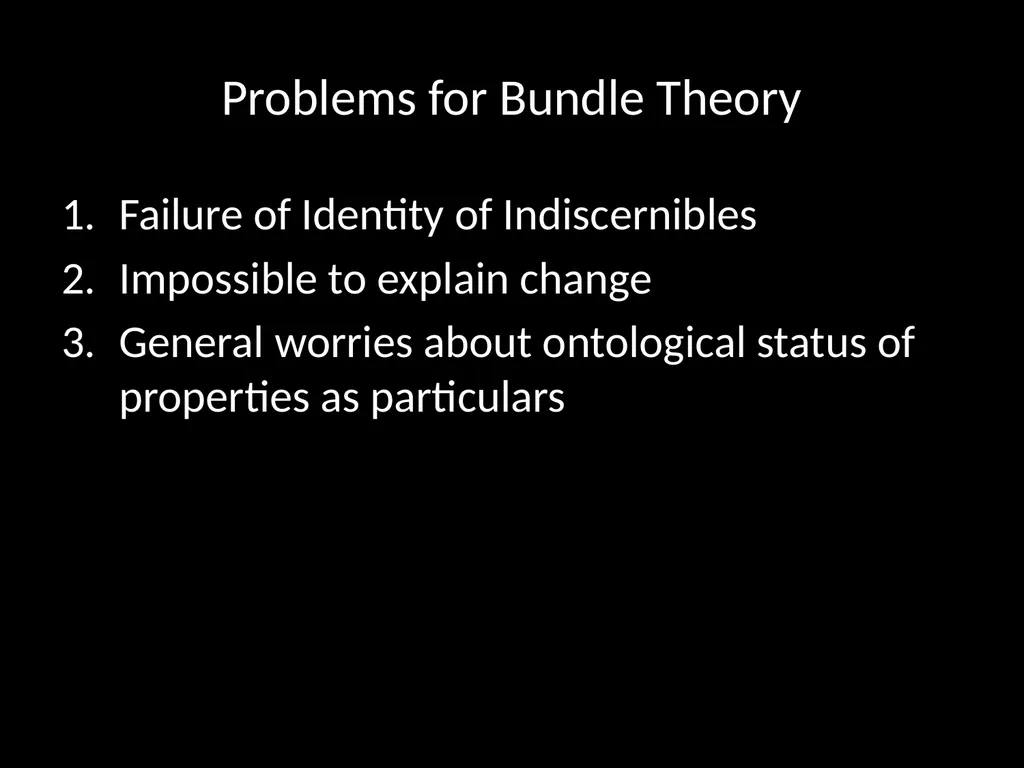 PH251 Metaphysics Week 4. Substance, Substrata and - slide 27 of 31