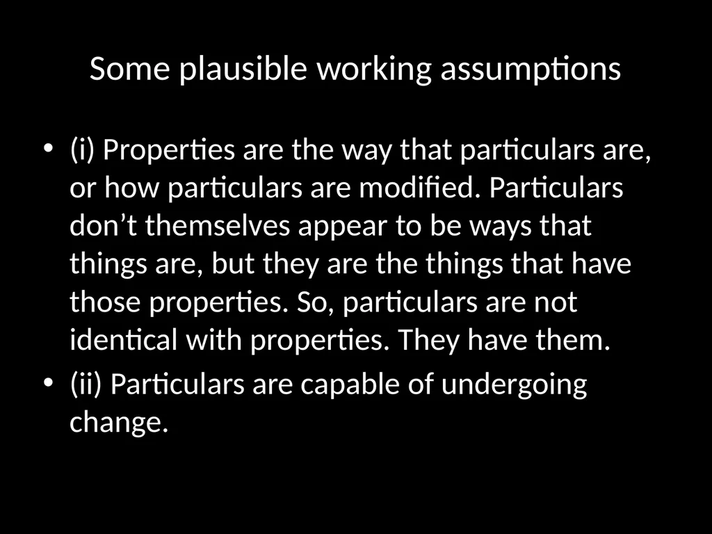 PH251 Metaphysics Week 4. Substance, Substrata and - slide 4 of 31
