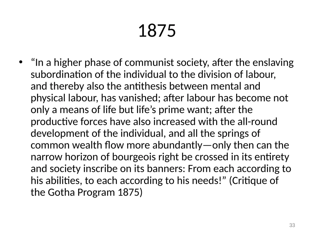7 Marx on alienation 1 Alienation and overcoming - slide 33 of 34