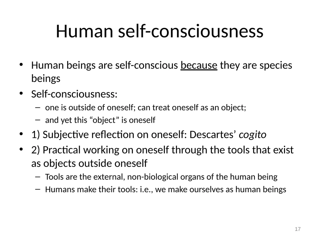 7 Marx on alienation 1 Alienation and overcoming - slide 17 of 34