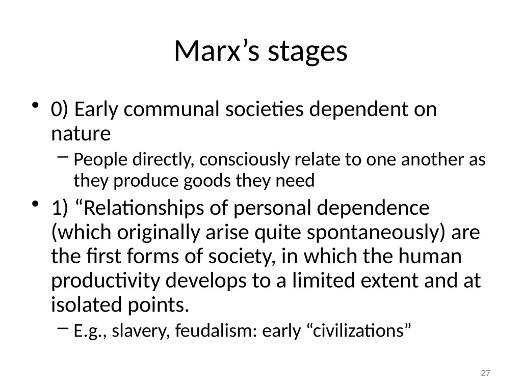 7 Marx on alienation 1 Alienation and overcoming - slide 27 of 34