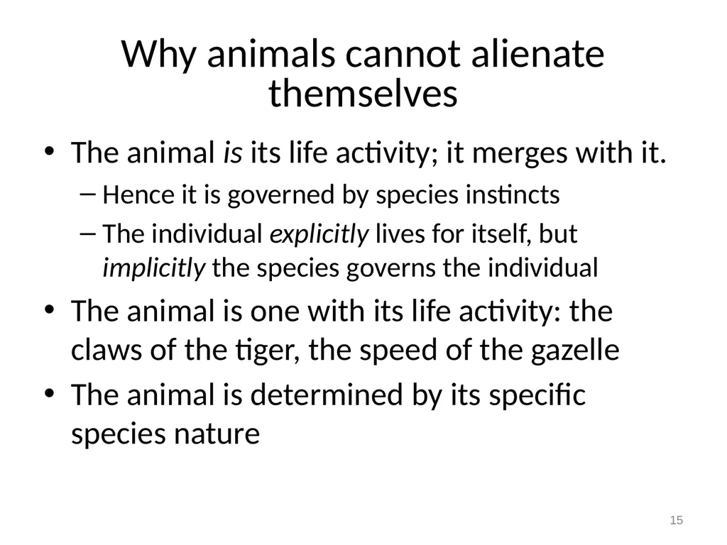 7 Marx on alienation 1 Alienation and overcoming - slide 15 of 34