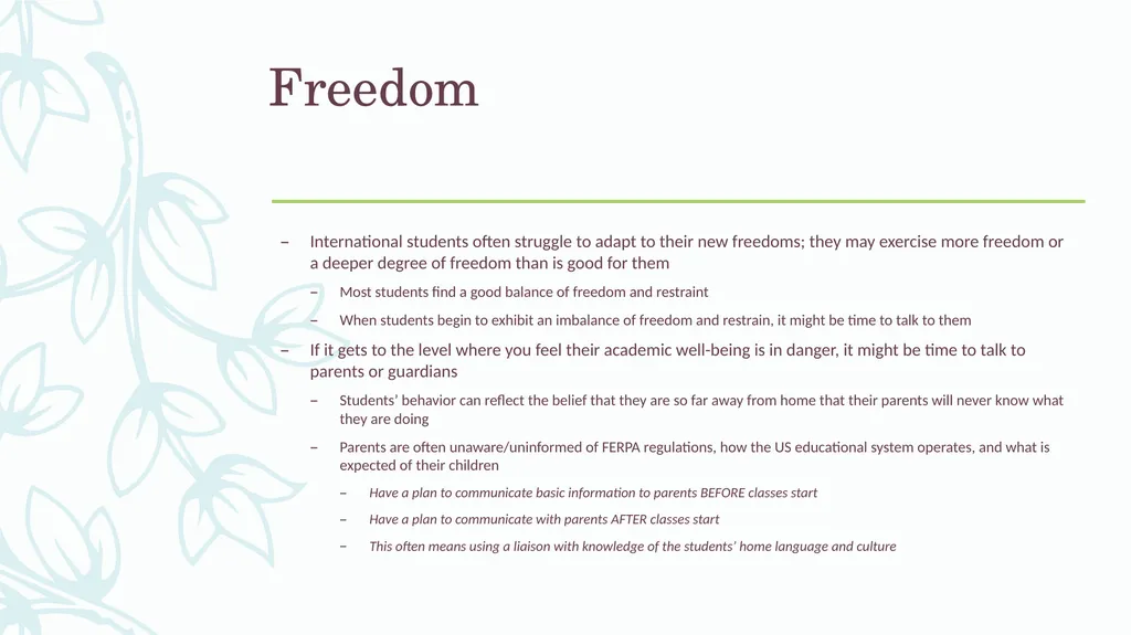 Understanding Culture, Understanding Students: - slide 15 of 20