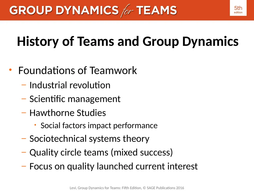 Chapter 1: Understanding Teams Defining Groups and - slide 11 of 14