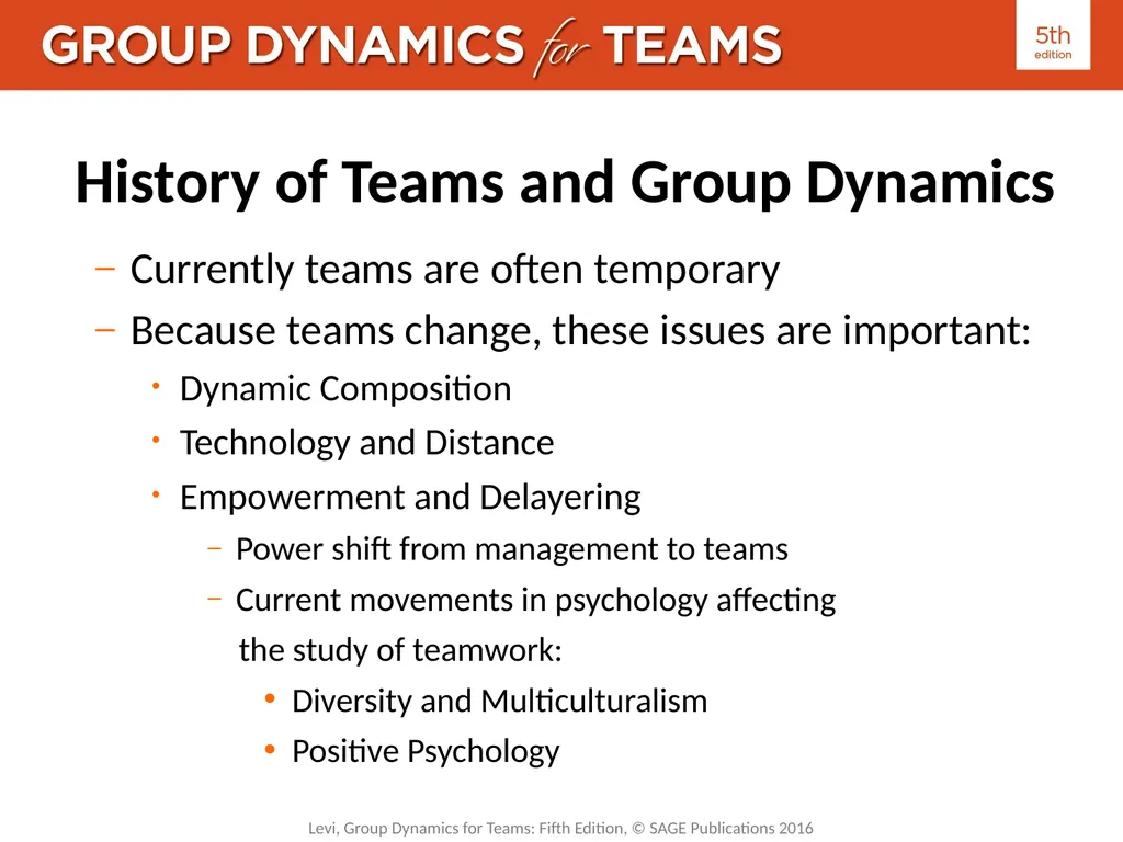 Chapter 1: Understanding Teams Defining Groups and - slide 12 of 14