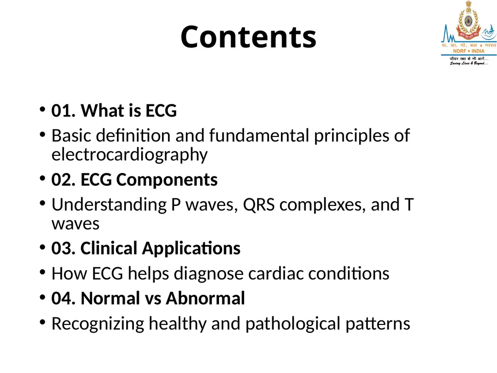 What is ECG? UNDERSTANDING ECG LESSON -2 By - slide 2 of 11