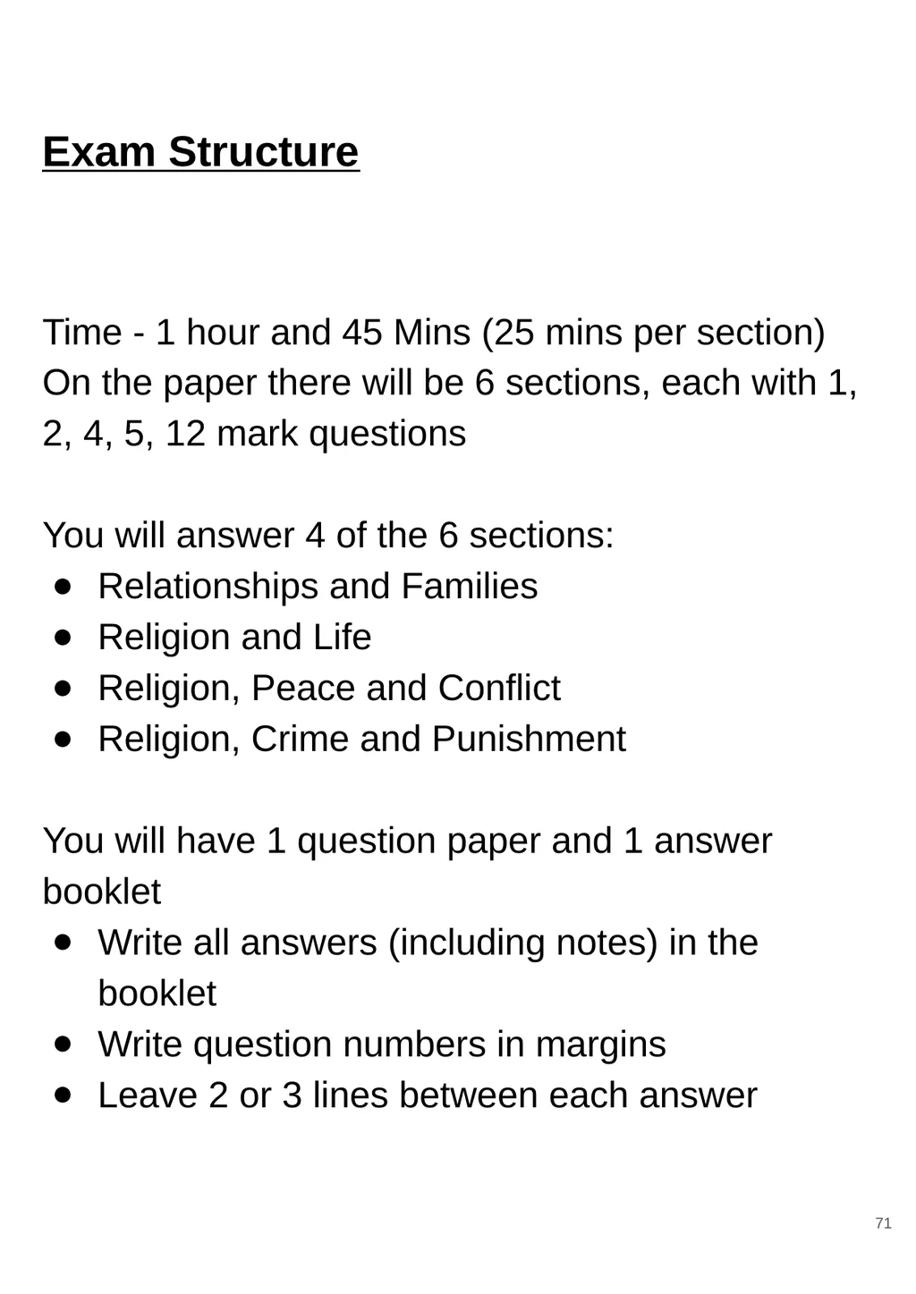 RS GCSE AQA A - 8062 Year 11 - Work - slide 71 of 120