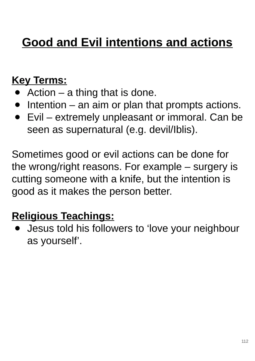 RS GCSE AQA A - 8062 Year 11 - Work - slide 112 of 120