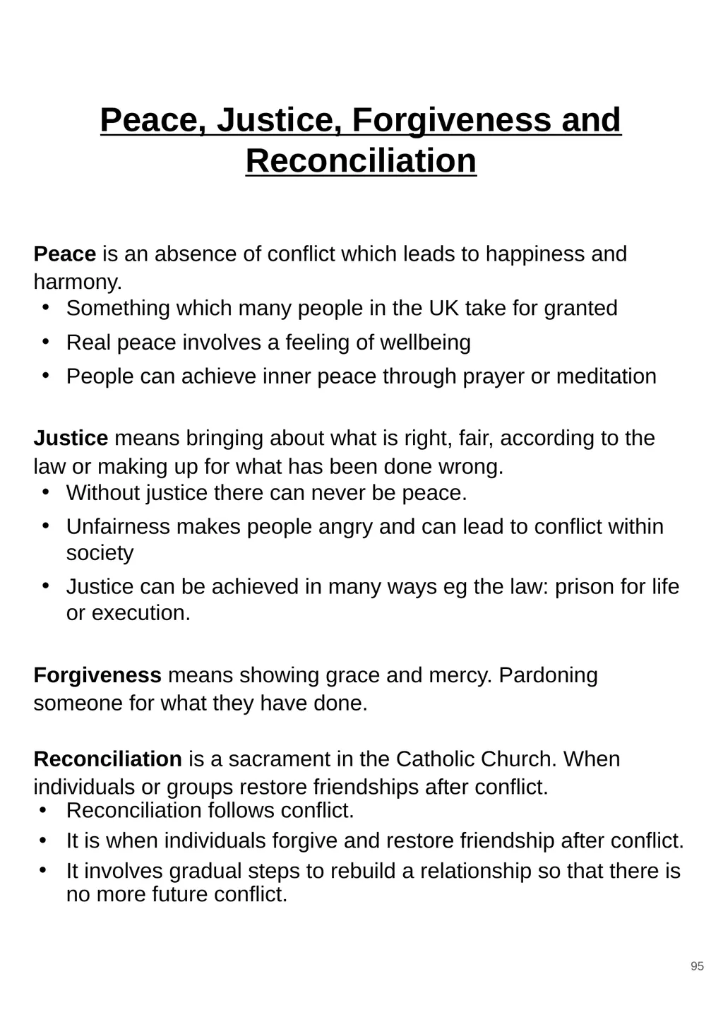 RS GCSE AQA A - 8062 Year 11 - Work - slide 95 of 120