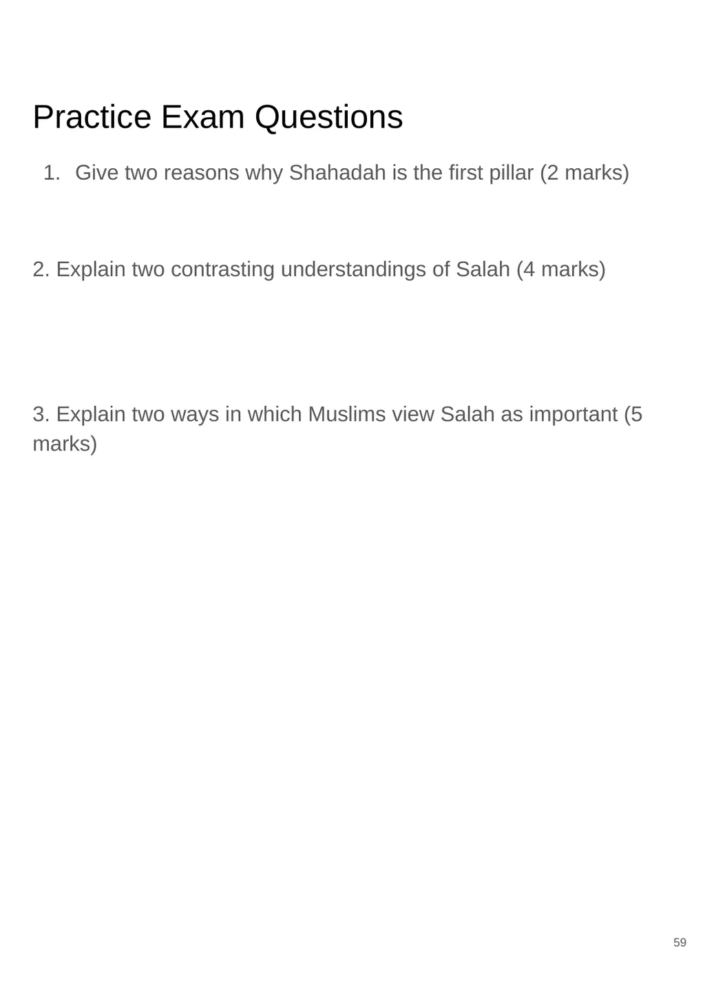 RS GCSE AQA A - 8062 Year 11 - Work - slide 59 of 120