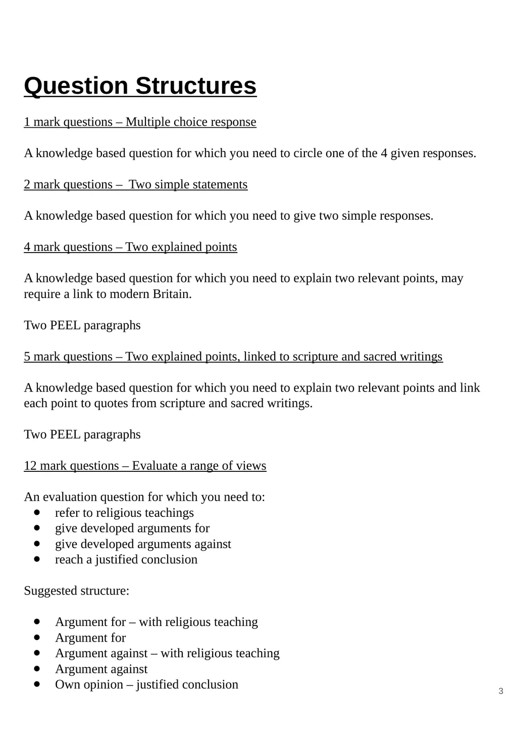 RS GCSE AQA A - 8062 Year 11 - Work - slide 3 of 120