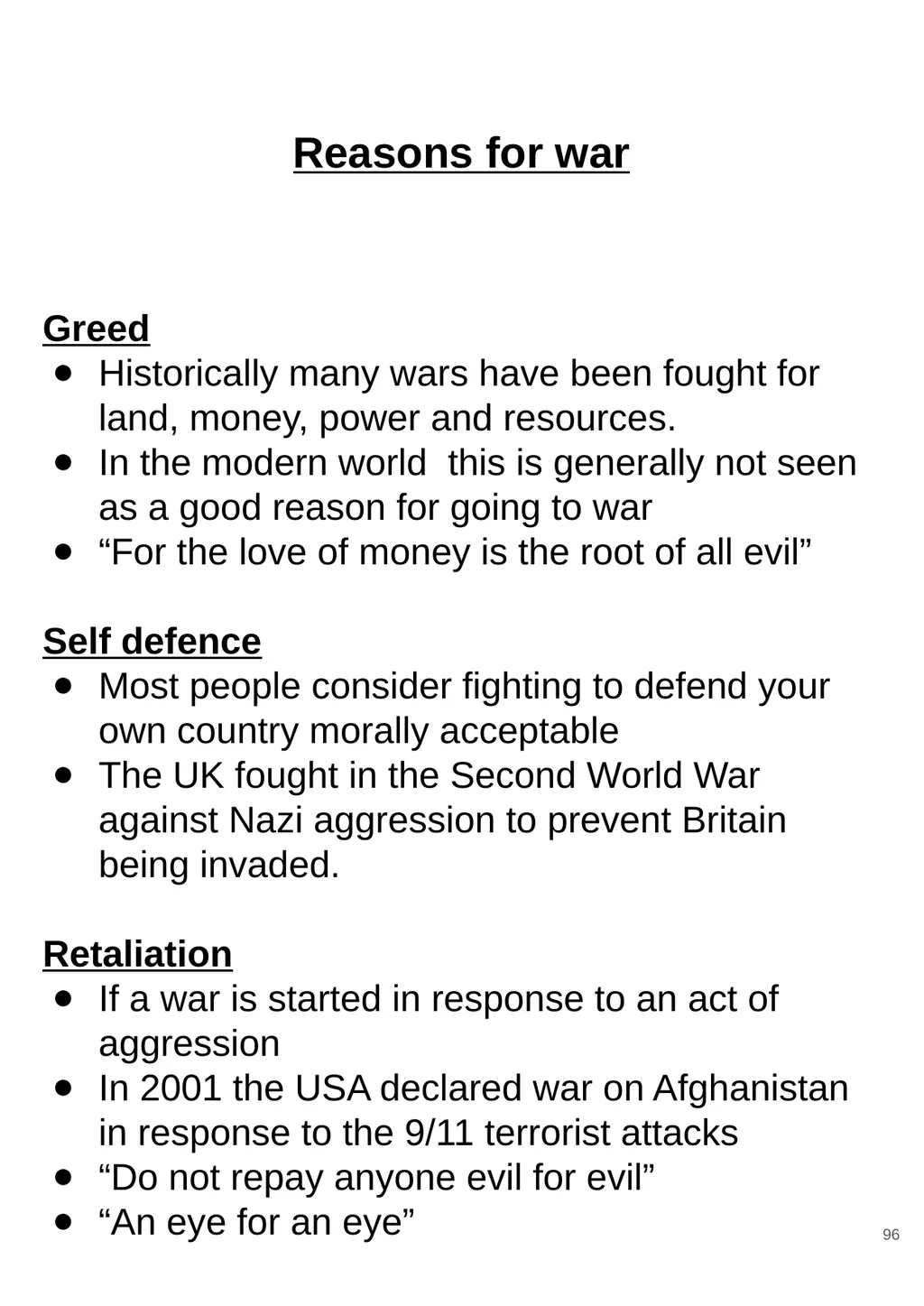RS GCSE AQA A - 8062 Year 11 - Work - slide 96 of 120