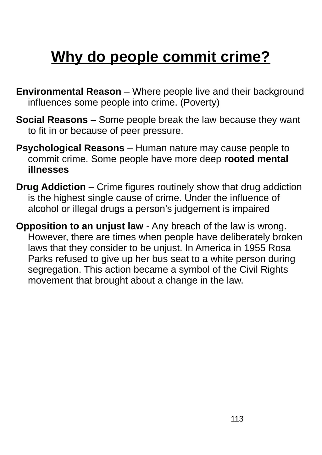 RS GCSE AQA A - 8062 Year 11 - Work - slide 113 of 120