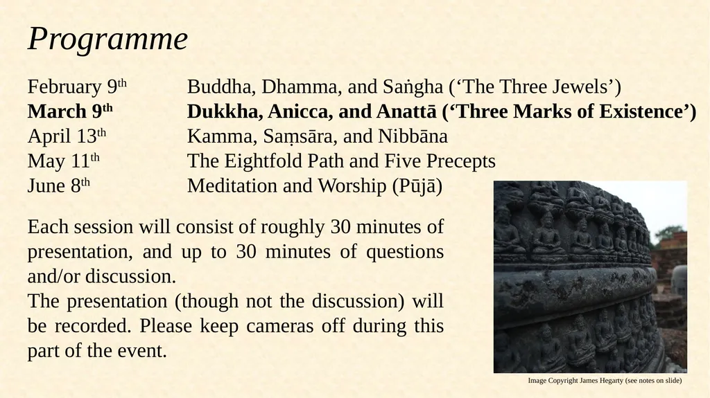 Introduction to Key Concepts in Buddhism for RMPS - slide 2 of 9