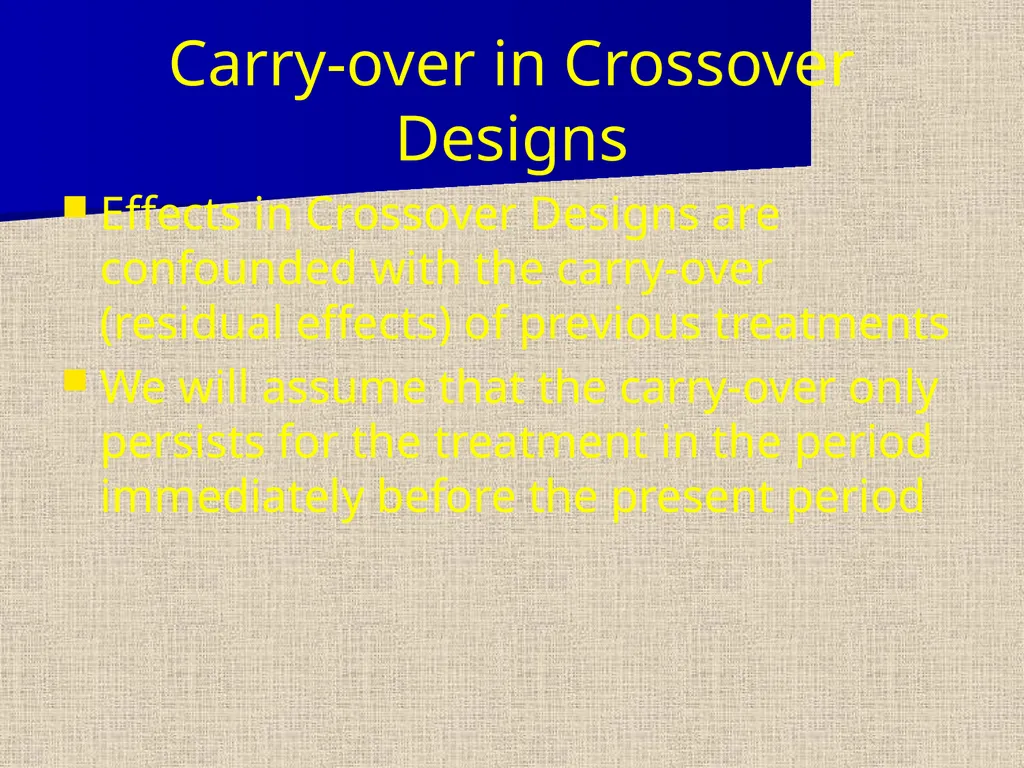 Replicated Latin Squares Three types of - slide 13 of 23