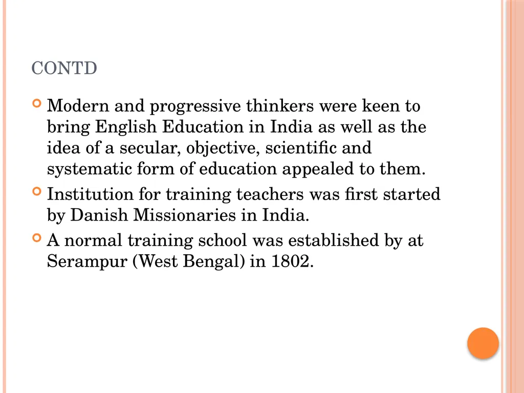 Policy Perspective in Teacher Education: - slide 4 of 23