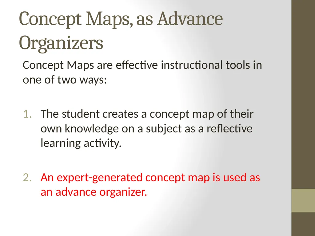 The Adaptive Concept Map Jacob Moore CS 6604 - slide 11 of 32