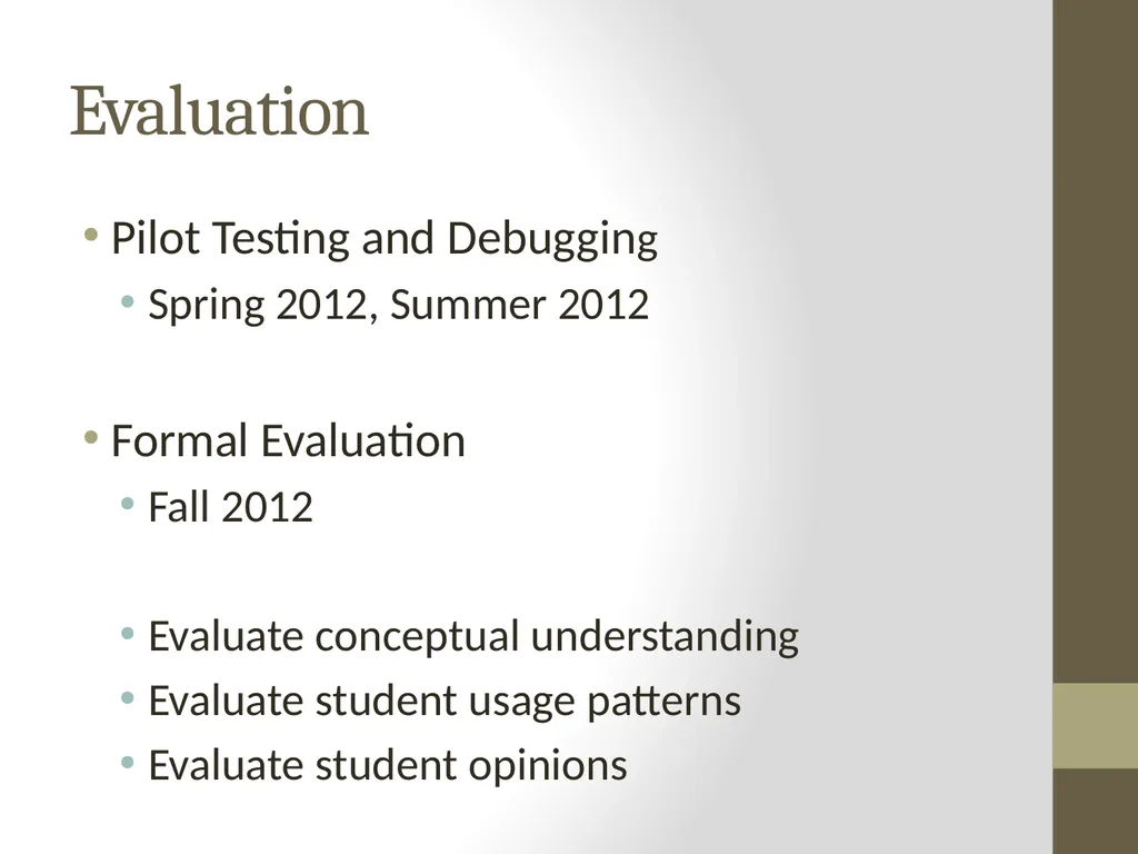 The Adaptive Concept Map Jacob Moore CS 6604 - slide 29 of 32