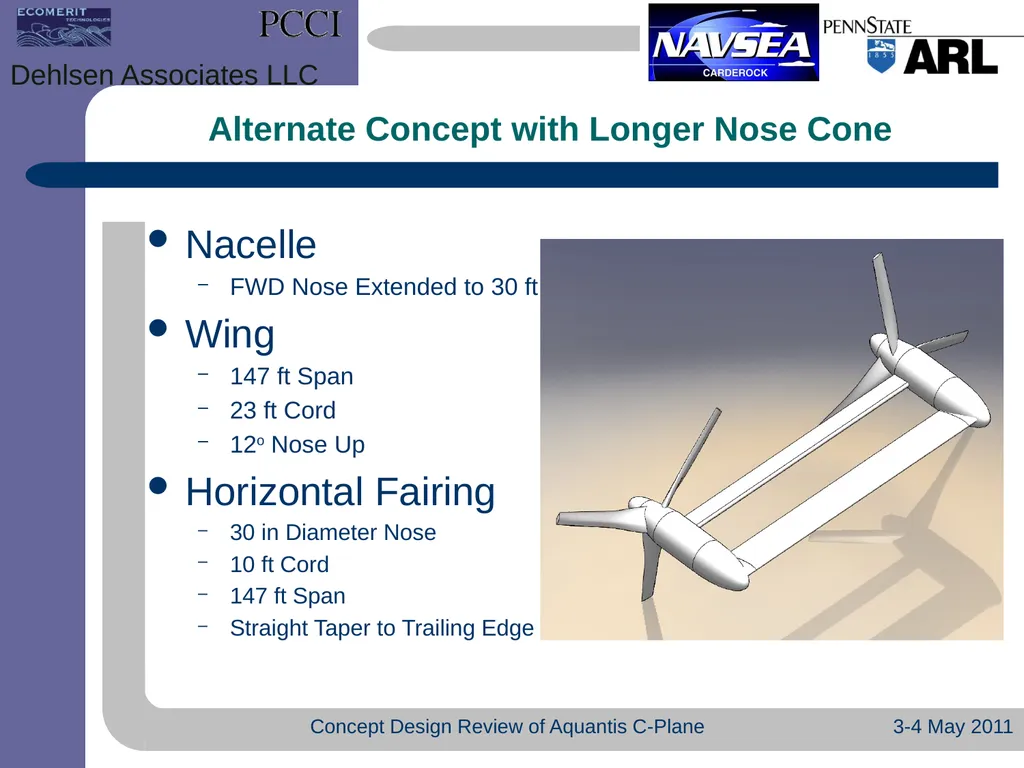 05 Aug 2009 Concept Design Review Aquantis C-Plane - slide 3 of 29