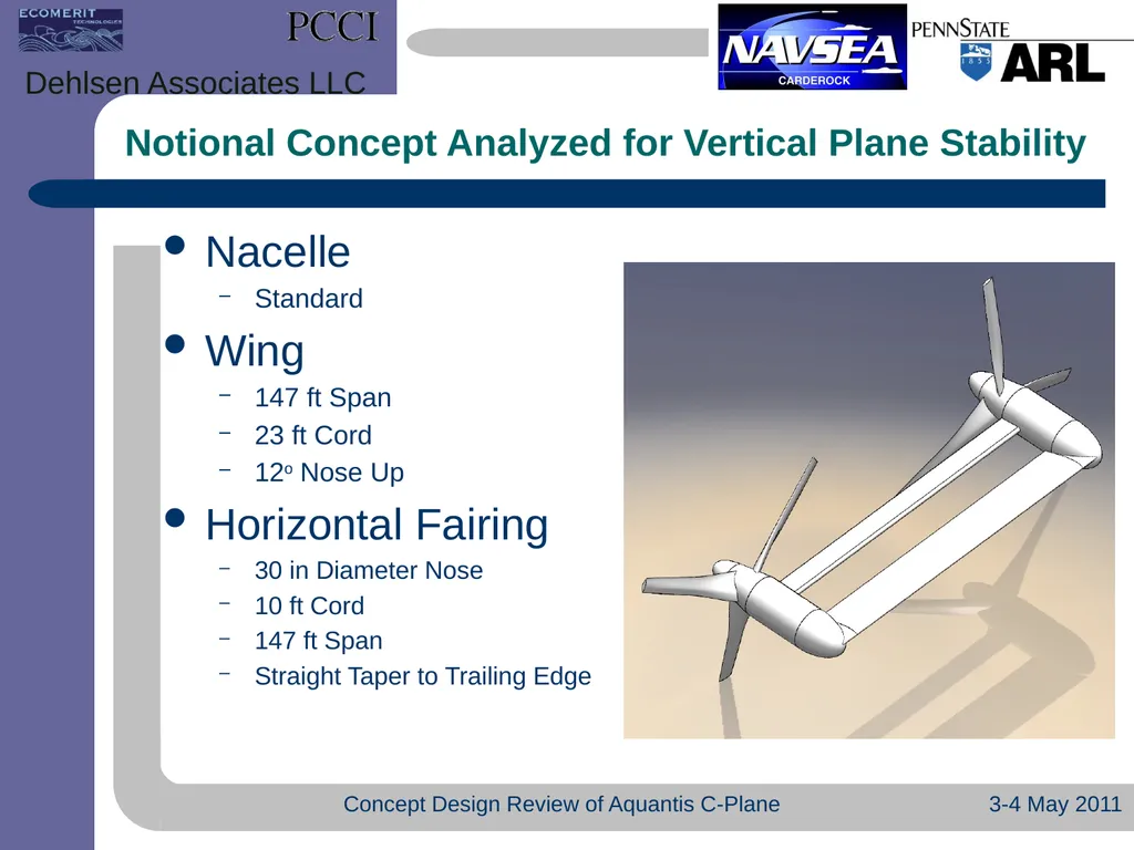 05 Aug 2009 Concept Design Review Aquantis C-Plane - slide 2 of 29