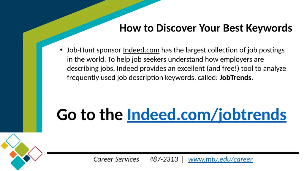 Step 2 Using LinkedIn for your Job Search Career - slide 5 of 20