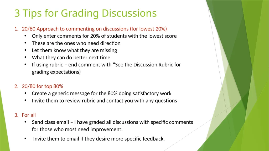 Engaging Students in Blackboard Discussions - slide 43 of 44