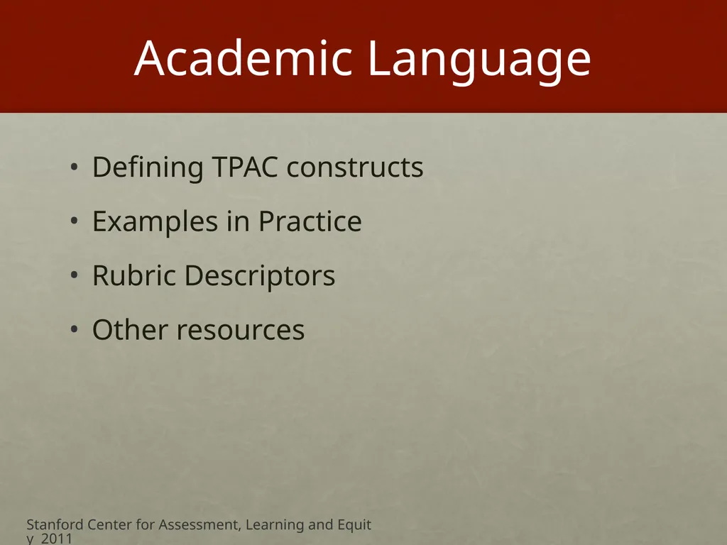 Teaching Performance Assessment ConsortiuM (TPAC) - slide 2 of 16