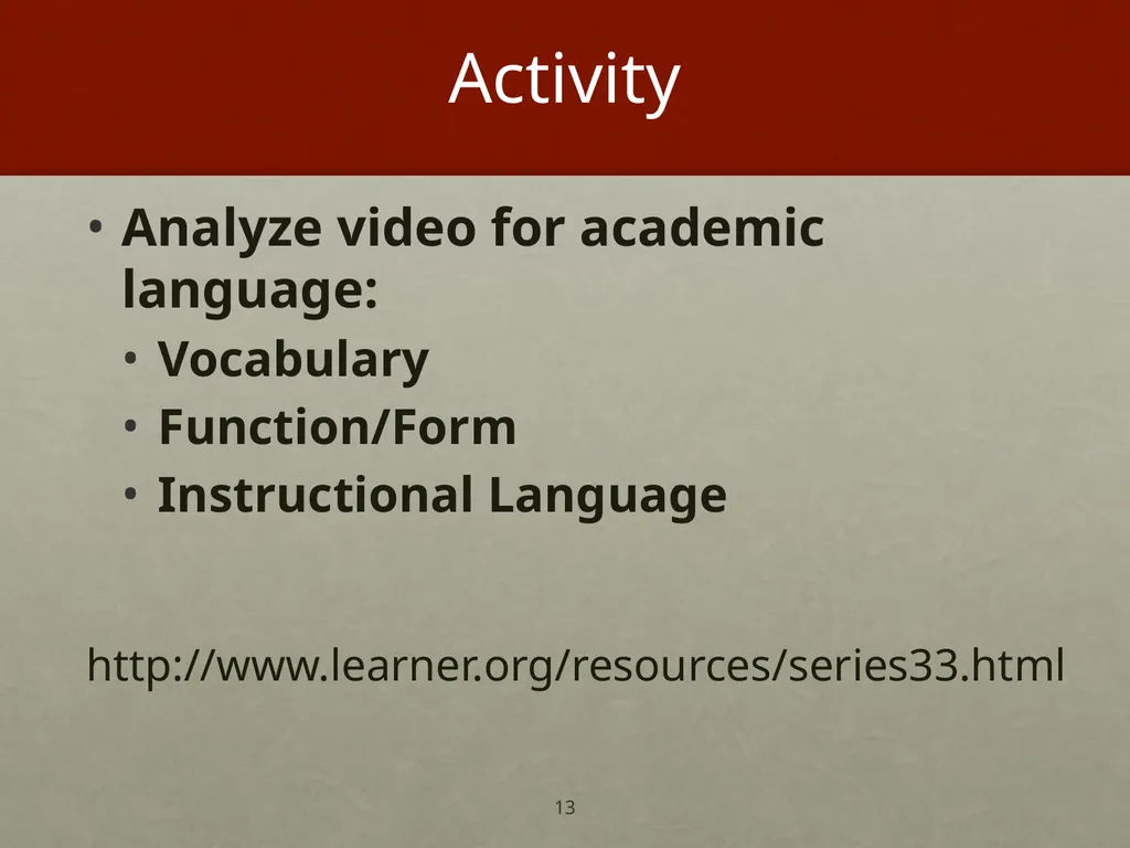 Teaching Performance Assessment ConsortiuM (TPAC) - slide 13 of 16