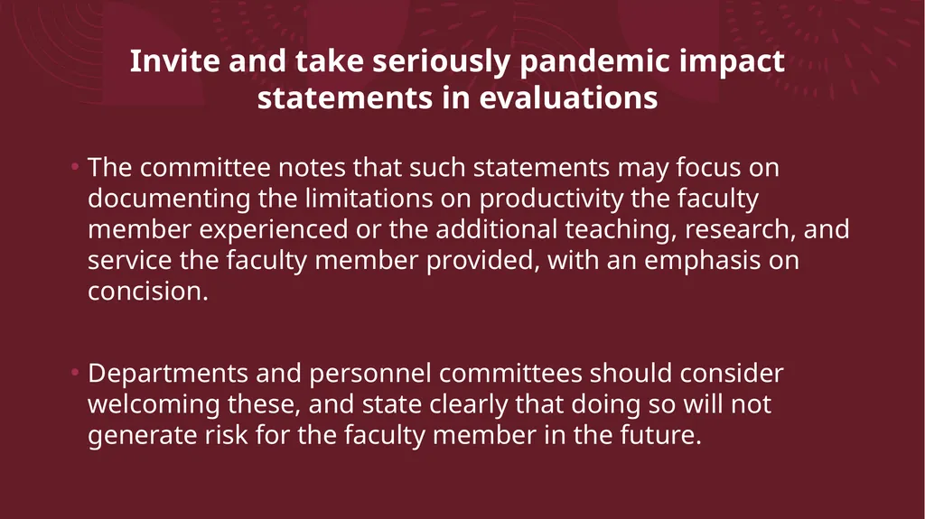 Guidelines for mitigating long-term effects of the - slide 7 of 14