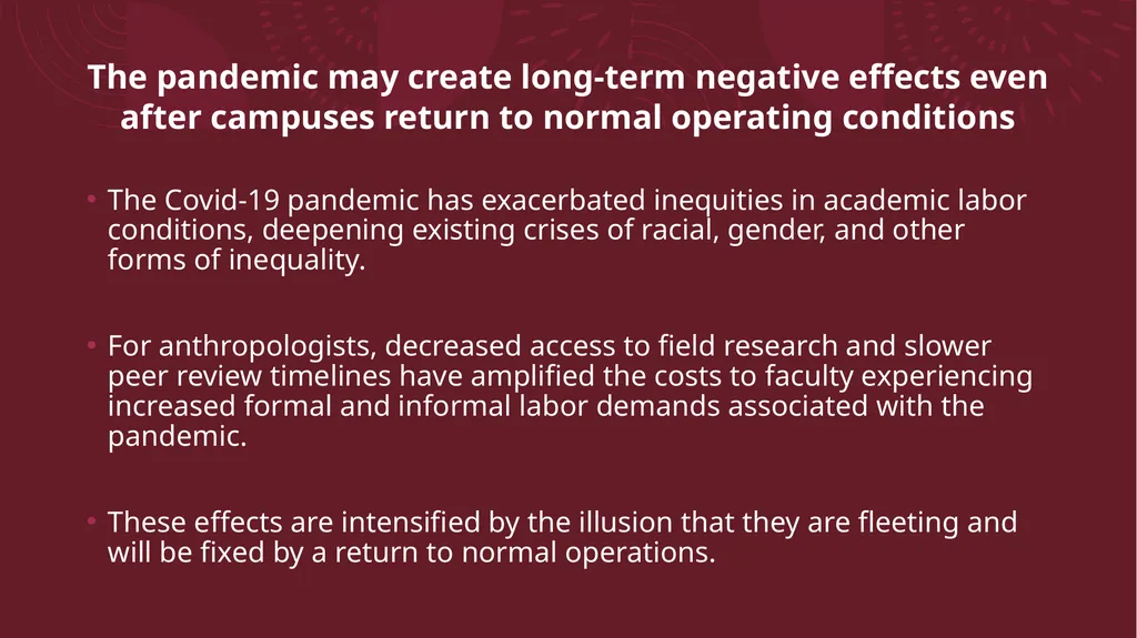 Guidelines for mitigating long-term effects of the - slide 2 of 14
