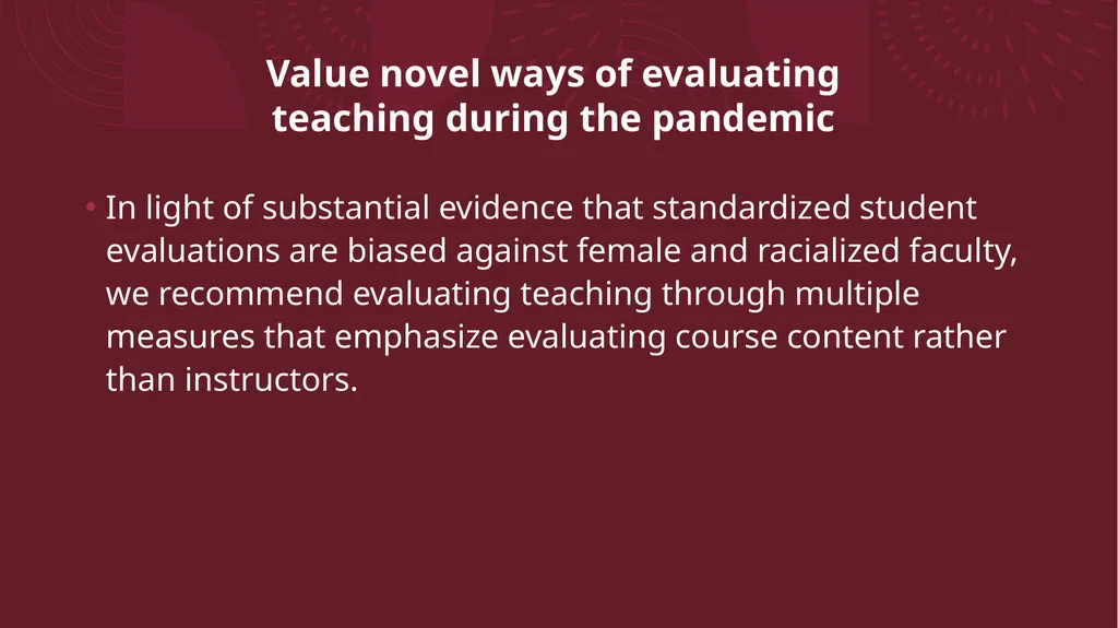 Guidelines for mitigating long-term effects of the - slide 8 of 14