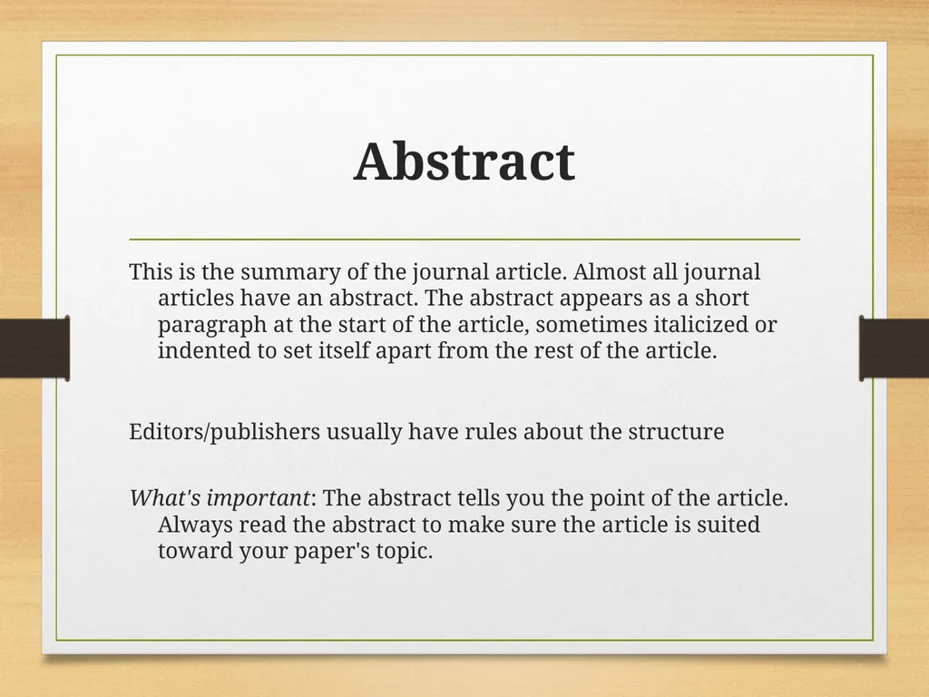 How to Read an Academic Article Shannon Kovalchick - slide 17 of 24