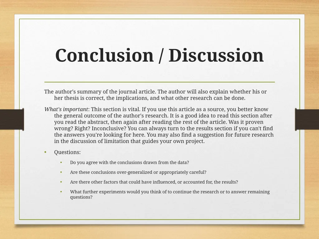 How to Read an Academic Article Shannon Kovalchick - slide 22 of 24