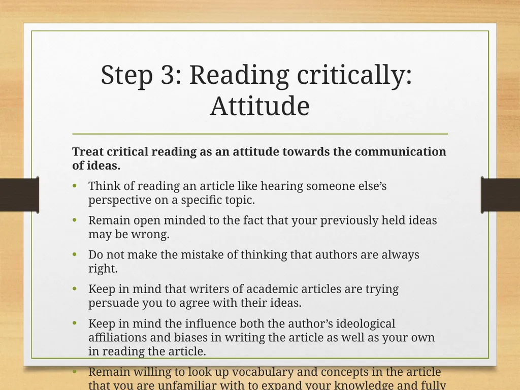 How to Read an Academic Article Shannon Kovalchick - slide 13 of 24
