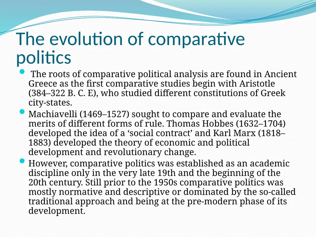 What is Comparative Politics? Introduction - slide 8 of 16