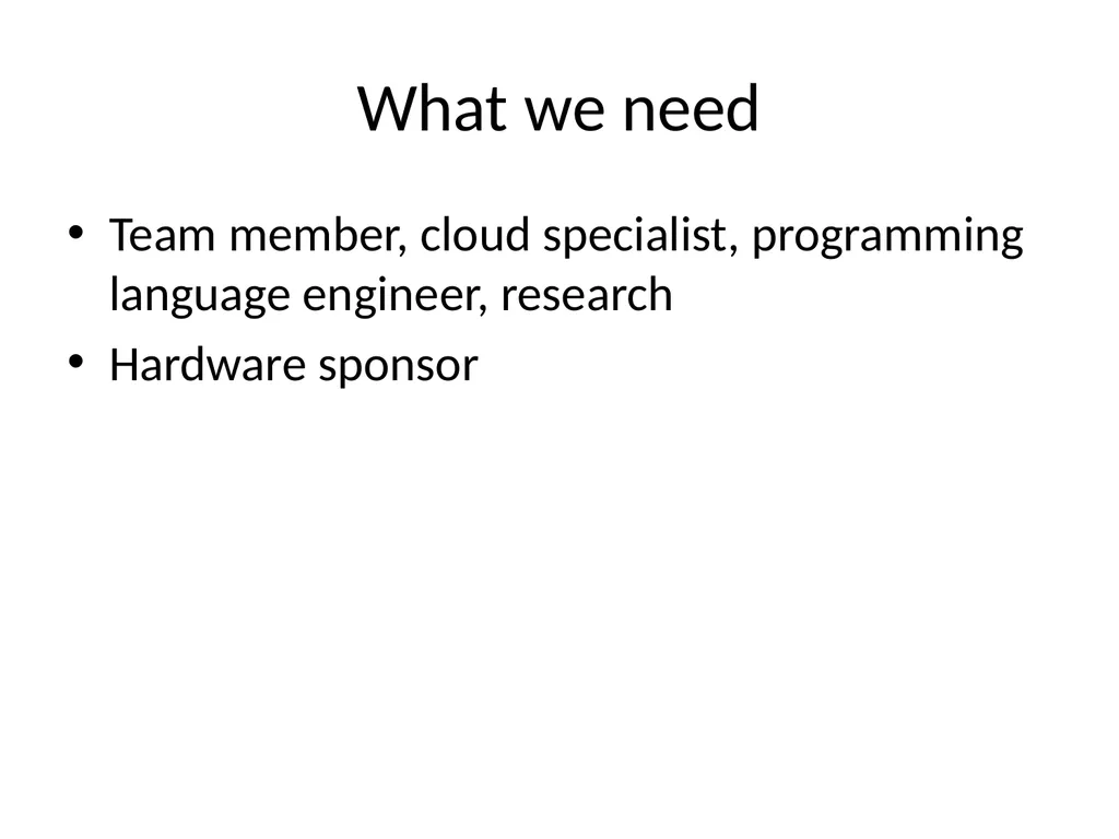 Project Titan Openstack management tool and - slide 12 of 12