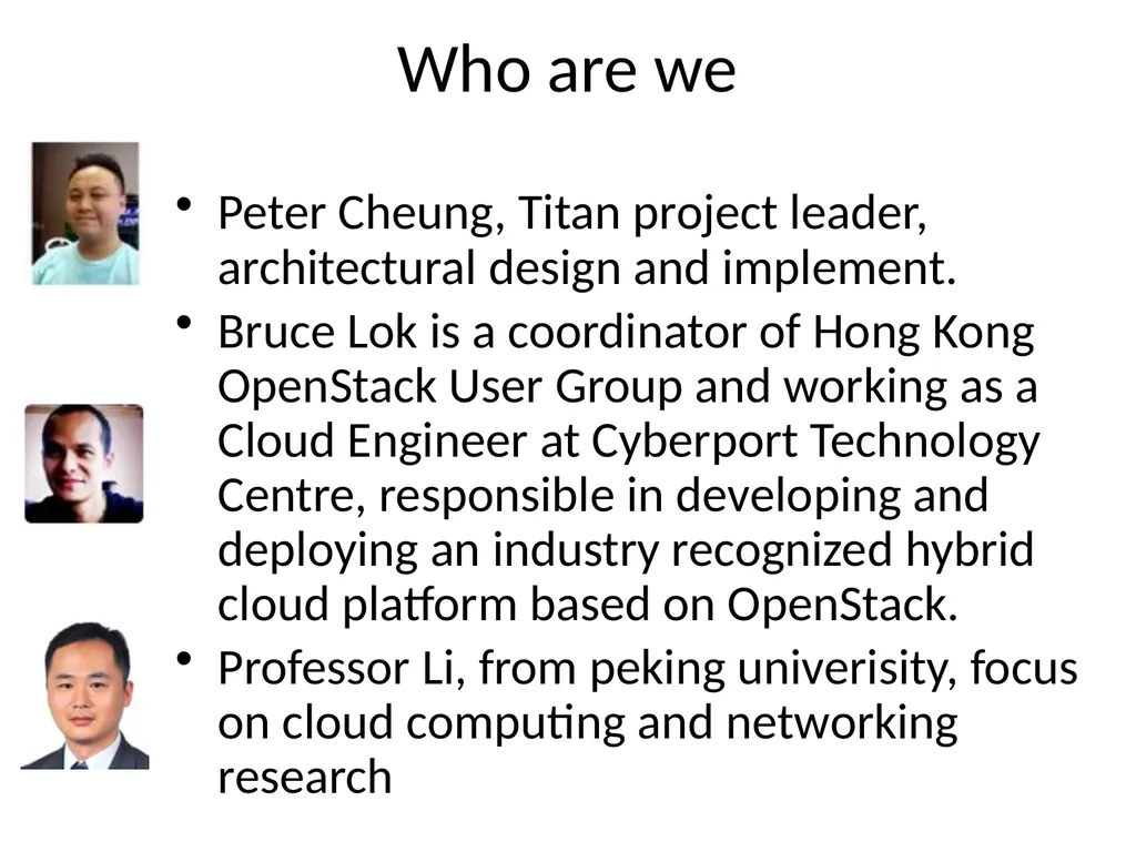 Project Titan Openstack management tool and - slide 2 of 12